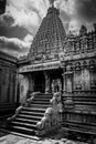 Tanjore Big Temple or Brihadeshwara Temple was built by King Raja Raja Cholan in Thanjavur, Tamil Nadu Royalty Free Stock Photo