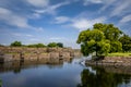 Vellore Fort is a large 16th-century fort situated in heart of the Vellore city, in the state of Tamil Nadu Royalty Free Stock Photo