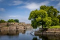 Vellore Fort is a large 16th-century fort situated in heart of the Vellore city, in the state of Tamil Nadu Royalty Free Stock Photo