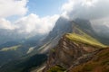 Incredible jagged Dolomite mountains