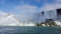 Waterfalls Rainbow Landscapes Niagara Falls , Toronto Royalty Free Stock Photo