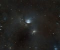 Incredible M78 in the night sky with twinkling stars Royalty Free Stock Photo