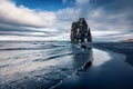 Incredible morning view of huge basalt stack - Hvitserkur.