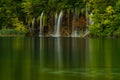 The incredible nature and beauty of Plitvice lakes and waterfalls in Croatia.