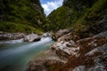 The incredible nature and beauty of pure wild river hidden deep in forest and rocks.