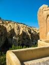 Incredible rock formations, Cappadocia, Turkey Royalty Free Stock Photo