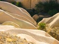 Incredible rock formations, Cappadocia, Turkey Royalty Free Stock Photo