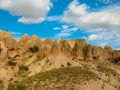 Incredible rock formations, Cappadocia, Turkey Royalty Free Stock Photo