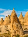 Incredible rock formations, Cappadocia, Turkey Royalty Free Stock Photo