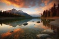 Incredible stunning scenery of Jasper National Park