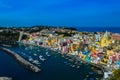 Incredible view of the beautiful Procida, Naples, Italy Royalty Free Stock Photo