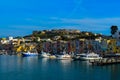Incredible view of the beautiful Procida, Naples, Italy Royalty Free Stock Photo