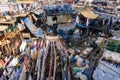 Incredible view of the Dhobi Ghat in Mumbai