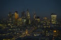 The incredible view of London at night Royalty Free Stock Photo