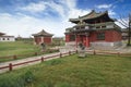 Incredible view of the majestic Erdene Zu Monastery in the city of Kharkhorin, Mongolia