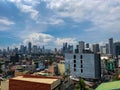 Incredible view of whole Manila city from skyscraper