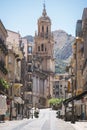 Incredible views of the Cathedral of Jaen from Bernabe Soriano street. Andalucia. Spain Data 22-7-23