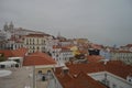 Incredible Views Of The Historic Center Of The City And Commercial Port Of Lisbon. Nature, Architecture, History, Street