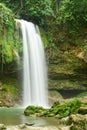 Incredible wild nautic falls in south american country