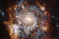 Incredibly beautiful galaxy somewhere in deep space. Science fiction wallpaper. Elements of this image furnished by NASA