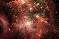 Incredibly beautiful galaxy somewhere in deep space. Science fiction wallpaper Royalty Free Stock Photo