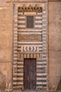 Incredibly beautiful and majestic doors in an ancient mosque in Cairo