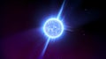 A neutron star, born from the explosive remnants of a massive supernova Royalty Free Stock Photo