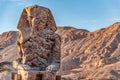 Incredibly magnificent and ancient statues of Colossi on the west bank of the Nile. Colossi Memnon