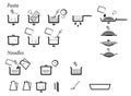 Inctructions of cooking pasta and noodles