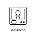 Incubator icon. Trendy modern flat linear vector Incubator icon