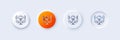 Incubator line icon. Incubate business sign. Line icons. Vector