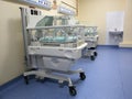 Incubator for newborns of premature babies, resuscitation in perinatal medical cente