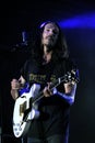 Incubus,Brandon Boyd, during the concert Royalty Free Stock Photo