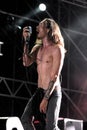 Incubus,Brandon Boyd, during the concert