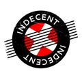 Indecent rubber stamp