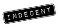 Indecent rubber stamp Royalty Free Stock Photo