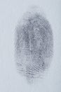 Indentification finger print Royalty Free Stock Photo