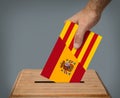 Independence of Catalonia concept. Royalty Free Stock Photo