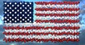 Independence Day American Flag Balloon Display