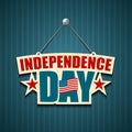 Independence day American signs Royalty Free Stock Photo