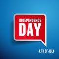 Independence day American signs Royalty Free Stock Photo