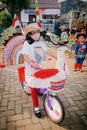 independence day celebration, kids cycling theme competition, jakarta, indonesia independence day, culture, jakarta, indonesia