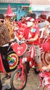 independence day celebration, kids cycling theme competition, jakarta, indonesia independence day, culture, jakarta, indonesia