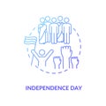 Independence day concept icon Royalty Free Stock Photo