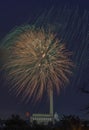 Independence Day Fireworks in Washington D.C. Royalty Free Stock Photo