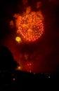 Independence Day fireworks in Washington, DC Royalty Free Stock Photo