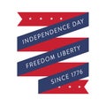independence day freedom liberty banner. Vector illustration decorative design