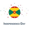 Independence day of Grenada. Patriotic Banner. Vector illustration. Royalty Free Stock Photo