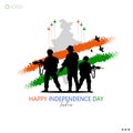 Army Independence Day India Post Royalty Free Stock Photo