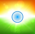 Independence day of India. Background in colors of national flag Royalty Free Stock Photo